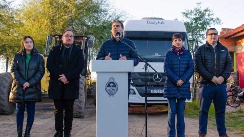 Capitanich anunció un plan de infraestructura para barrios de Resistencia