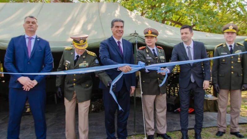 Jorge Capitanich visitó Sáenz Peña y participó del 85° aniversario de Gendarmería Nacional