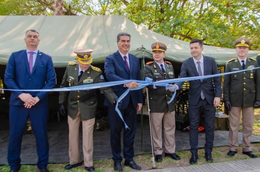Jorge Capitanich visitó Sáenz Peña y participó del 85° aniversario de Gendarmería Nacional