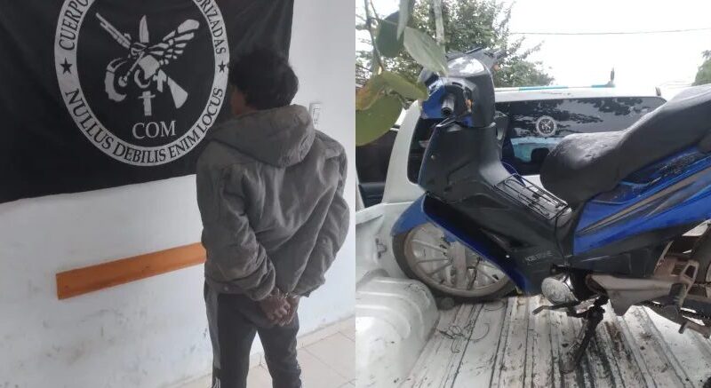 Sáenz Peña: vecinos detuvieron a un motochorro que intentó robarle a una mujer