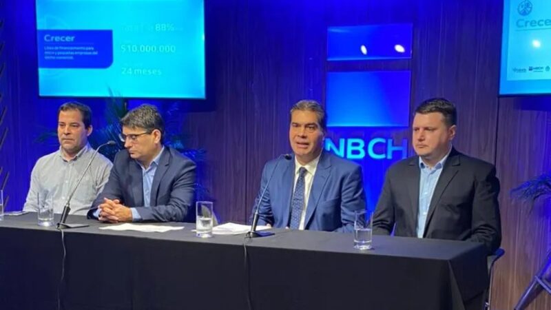 El NBCH anunció una línea de financiamiento por hasta 10 millones de pesos para comercios de la provincia