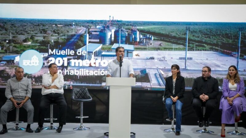 HISTÓRICO IMPULSO AL DESARROLLO PRODUCTIVO: CAPITANICH INAUGURÓ LA MEGA OBRA DEL PUERTO LAS PALMAS