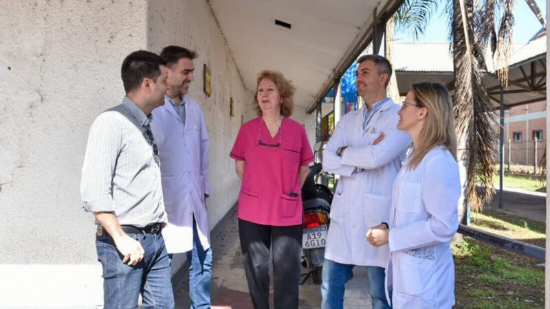 El Municipio comenzó un operativo de limpieza integral en el Hospital 4 de Junio