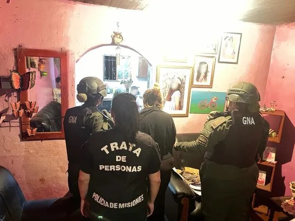 Gendarmería allanó un domicilio en el marco de una causa por trata de personas