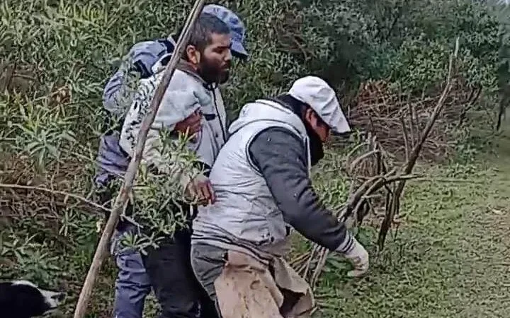 Santa Sylvina: Rescatan a un hombre que estaba perdido en un campo