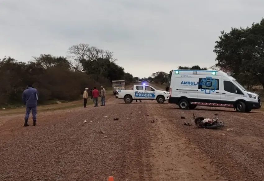 San Martin: Una motociclista resultó lesionada en un accidente de tránsito