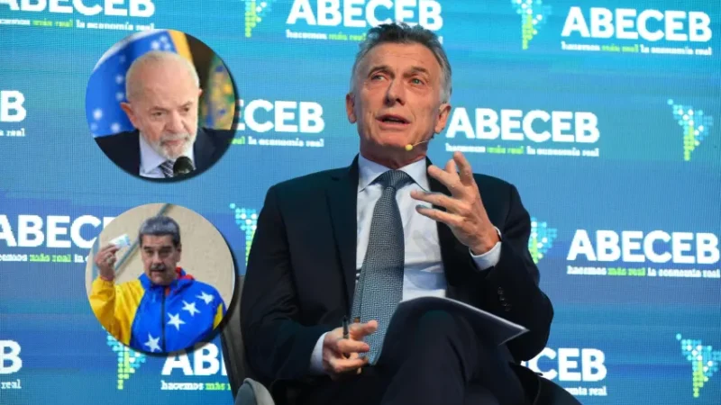 Macri le pide a Lula que «no permanezca callado» tras los resultados en Venezuela