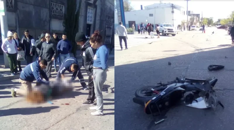 Sáenz Peña: Tras 15 días de agonía, falleció una motociclista que fue embestida por un auto