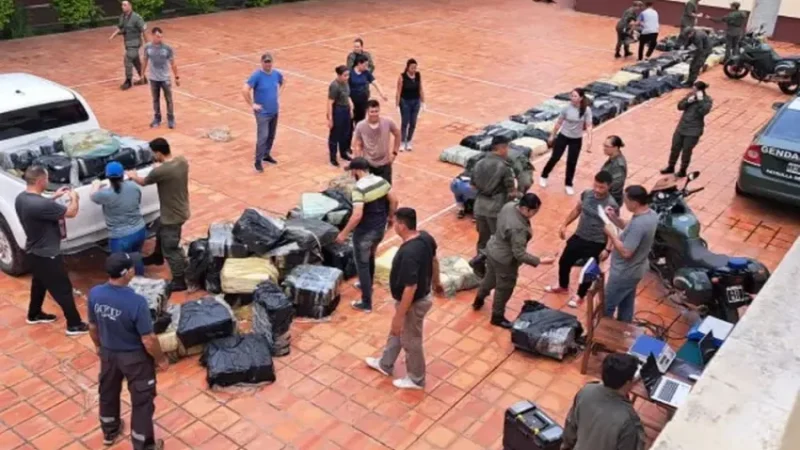 Secuestraron 800 kilos de marihuana en Clorinda con destino a Buenos Aires