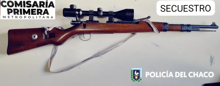 Resistencia: Un hombre limpiaba un rifle y se le disparó en la mano