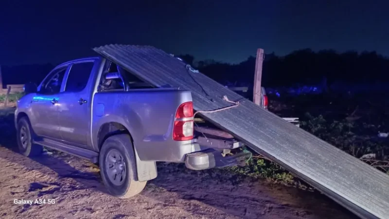 Salieron a robar chapas con una bebé de 11 meses en la camioneta: hay tres detenidos