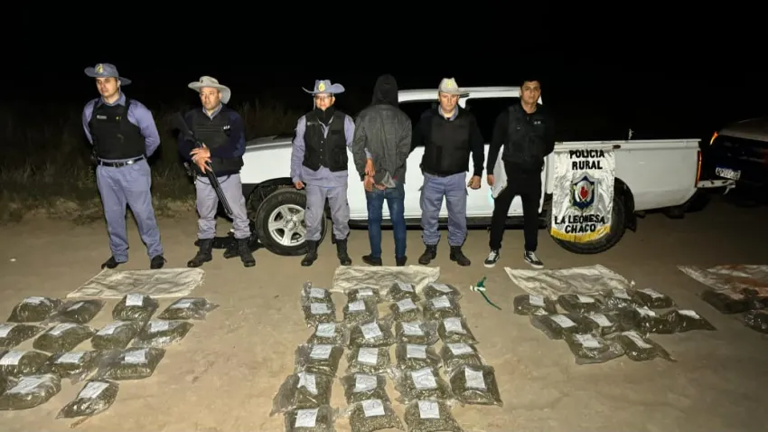 La Leonesa: La Policía secuestró 200 kilos de marihuana valuados en 300 millones pesos